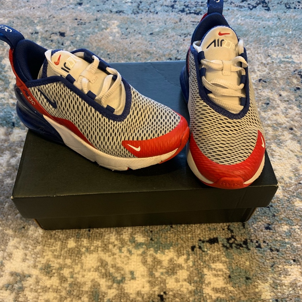 Nike Air Max 270 Red White Blue Sneakers